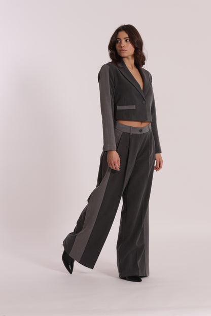 PANTALONE PALAZZO COLOR BLOCK
