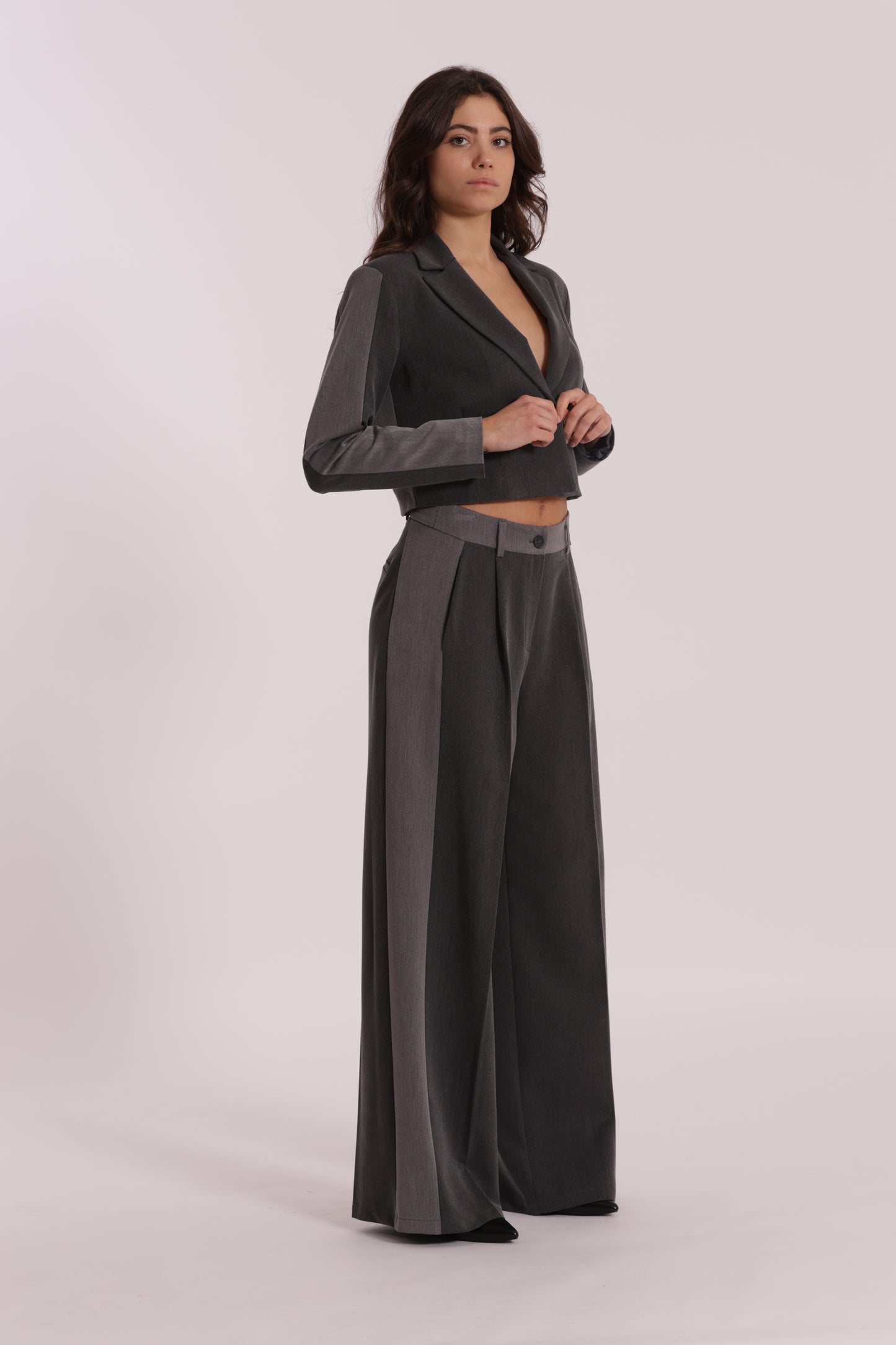 PANTALONE PALAZZO COLOR BLOCK