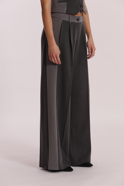 PANTALONE PALAZZO COLOR BLOCK