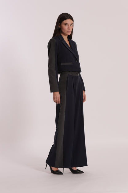 PANTALONE PALAZZO COLOR BLOCK