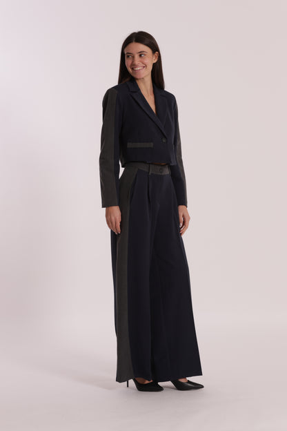 PANTALONE PALAZZO COLOR BLOCK