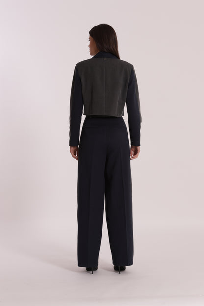 PANTALONE PALAZZO COLOR BLOCK