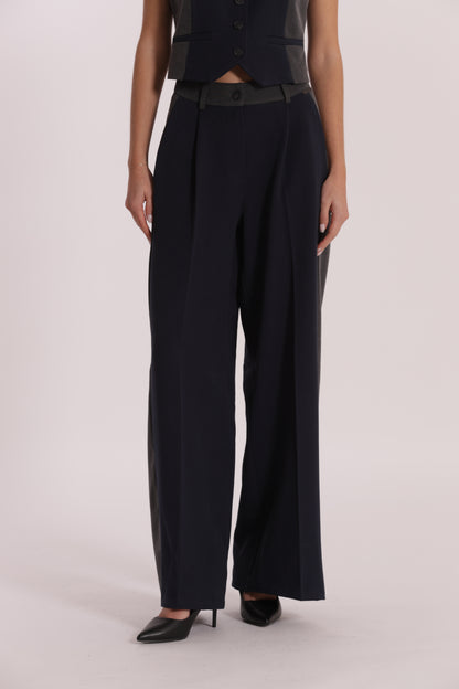 PANTALONE PALAZZO COLOR BLOCK