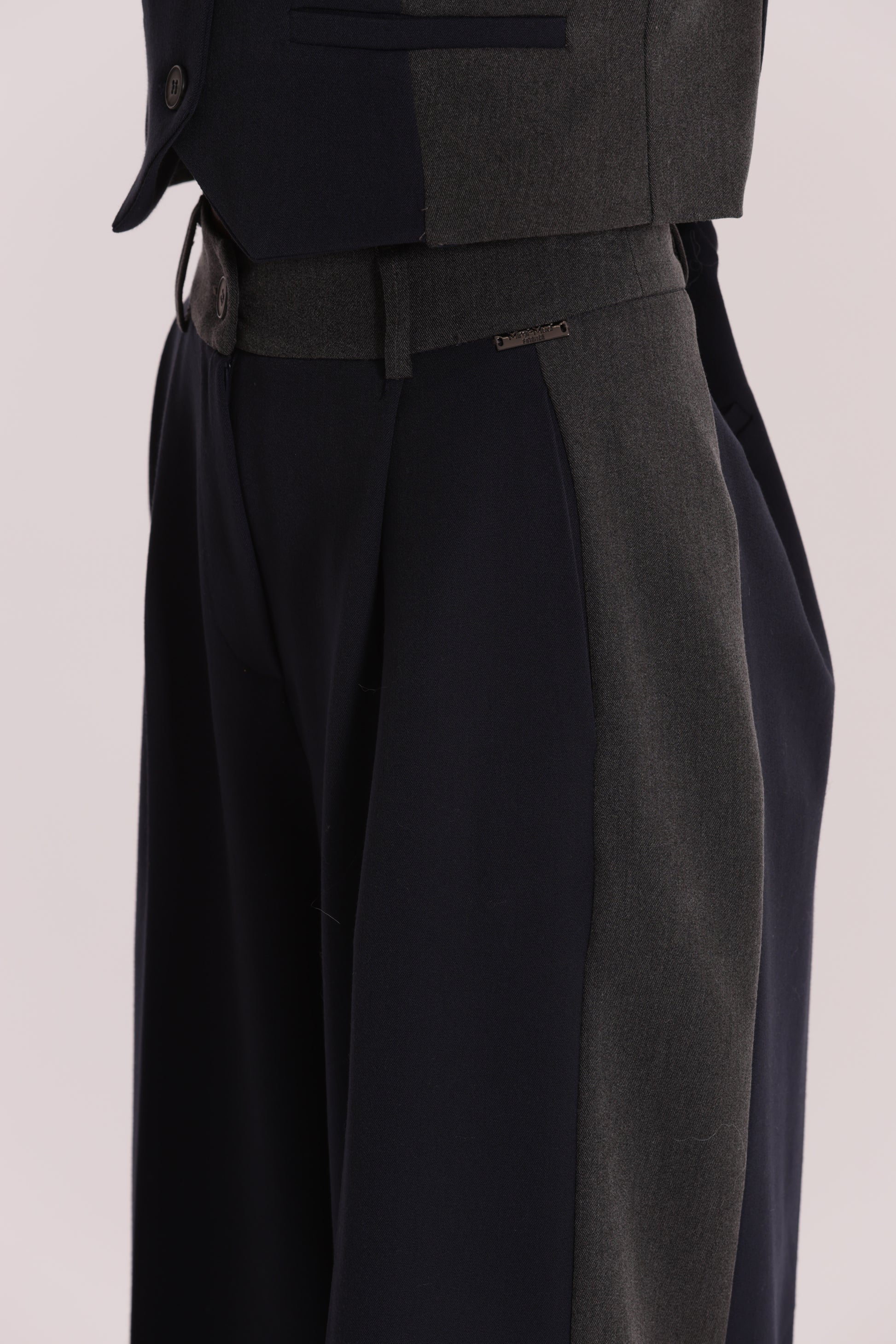 PANTALONE PALAZZO COLOR BLOCK