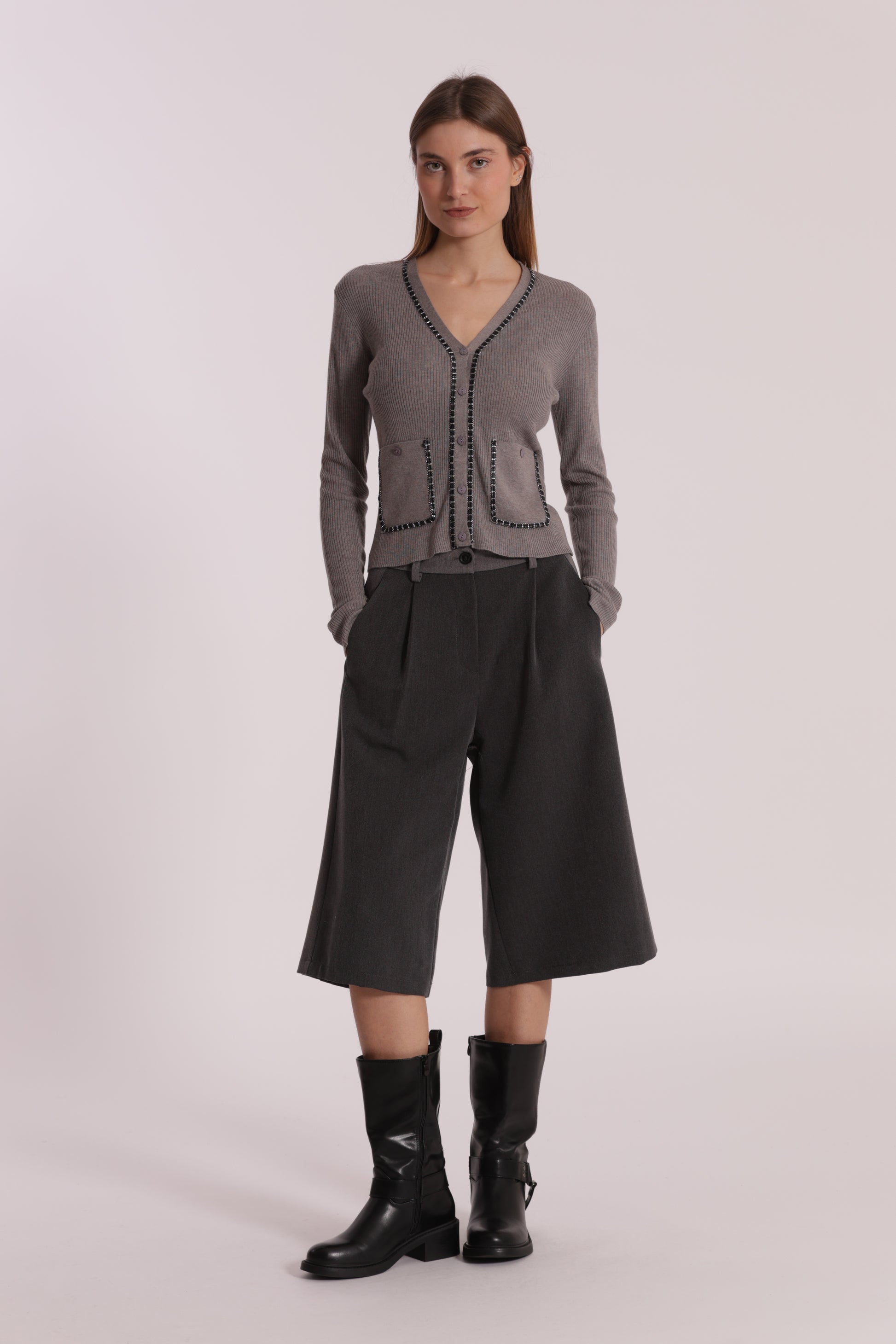 PANTALONE BERMUDA COLOR BLOCK
