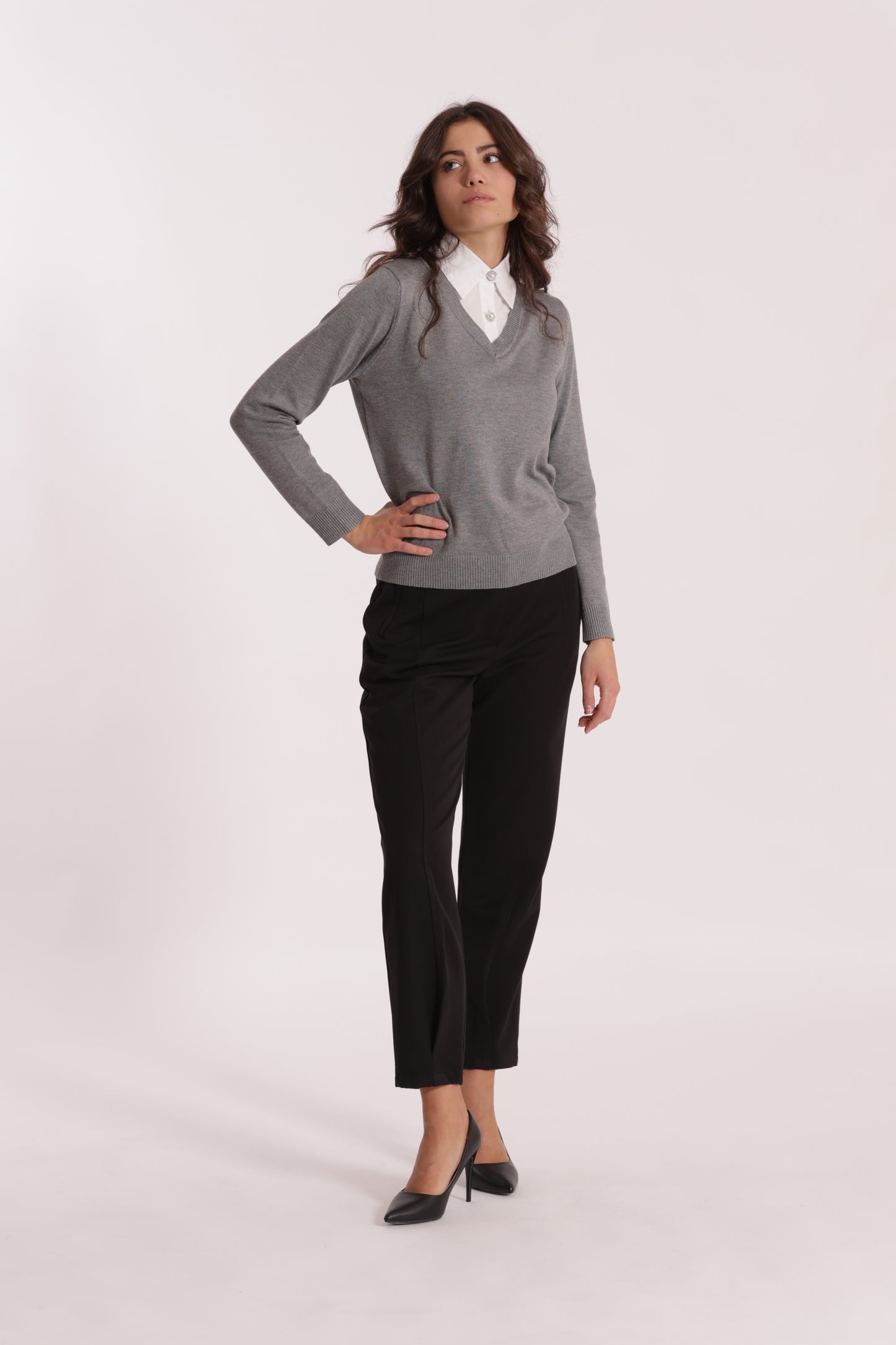 PANTALONE CARROTS IN POLYVISCOSA