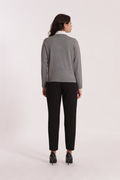 PANTALONE CARROTS IN POLYVISCOSA