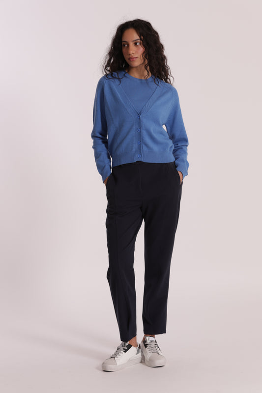 PANTALONE CARROTS IN POLYVISCOSA