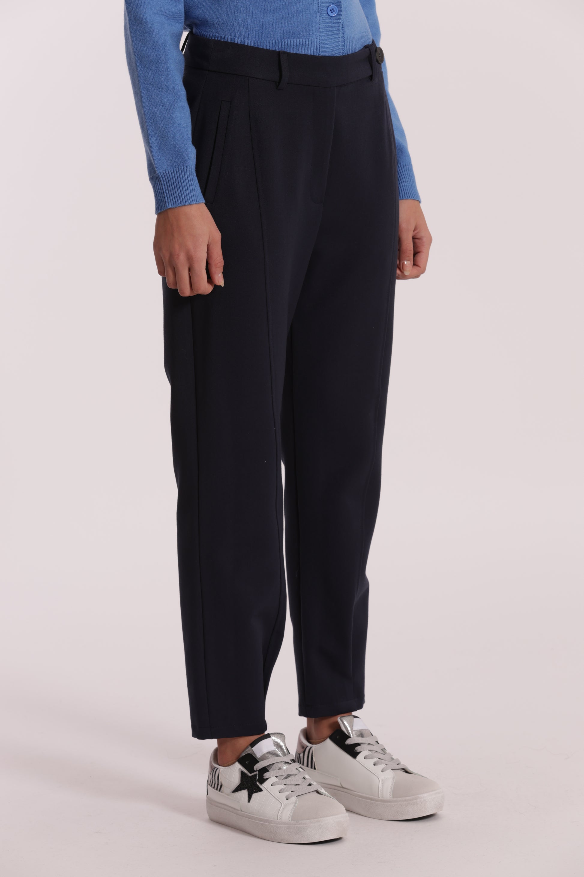 PANTALONE CARROTS IN POLYVISCOSA