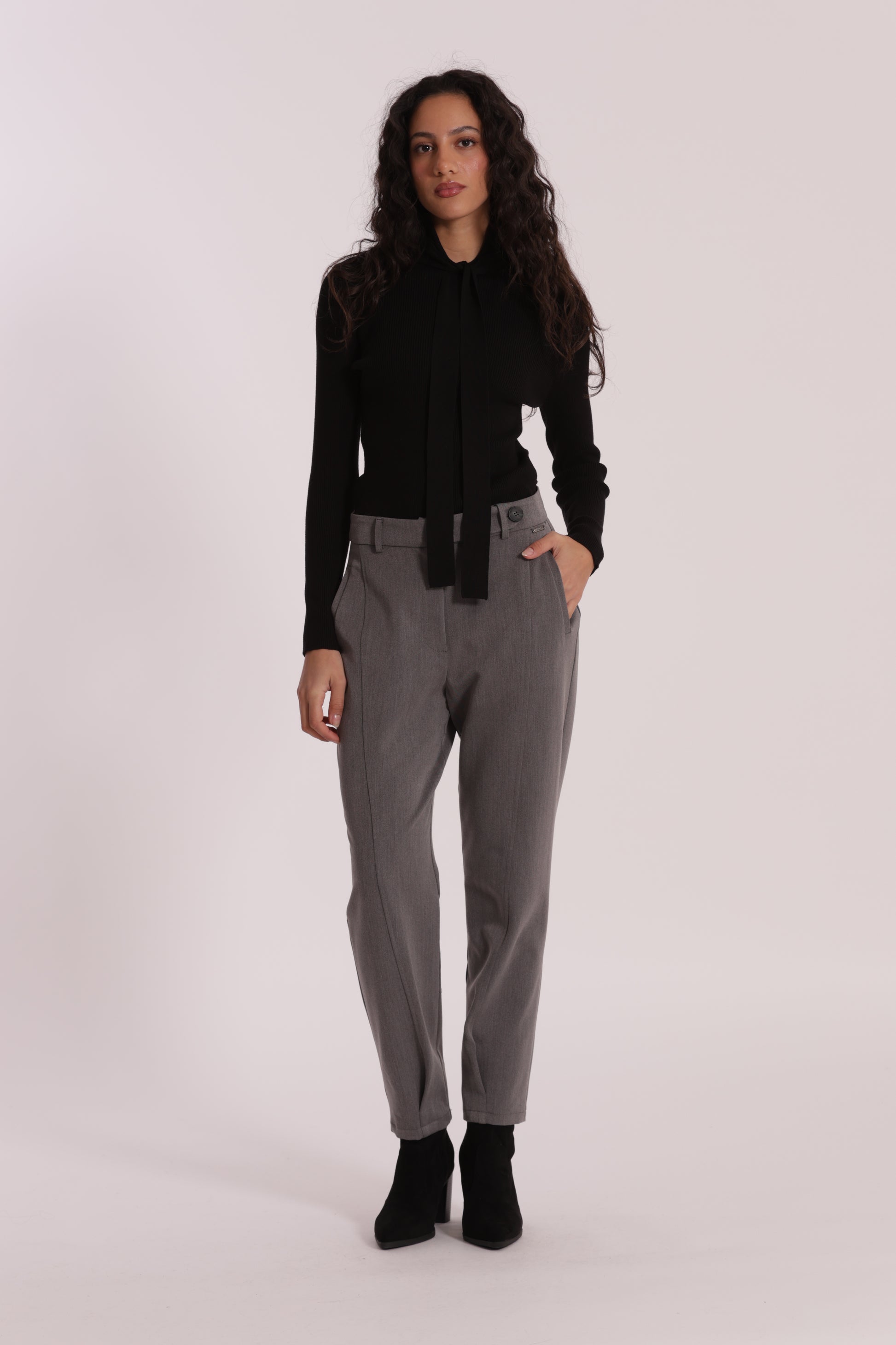 PANTALONE CARROTS IN POLYVISCOSA