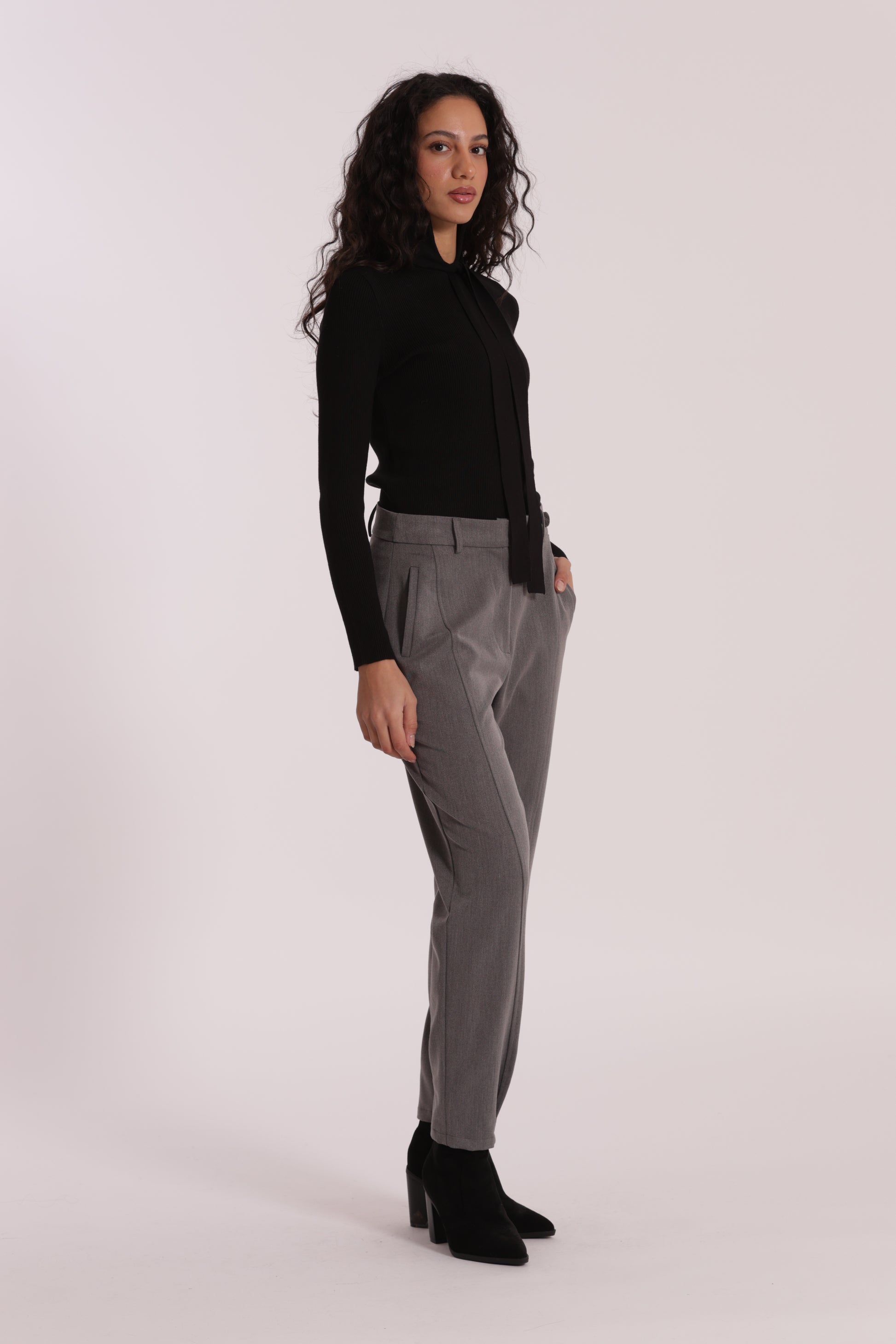 PANTALONE CARROTS IN POLYVISCOSA