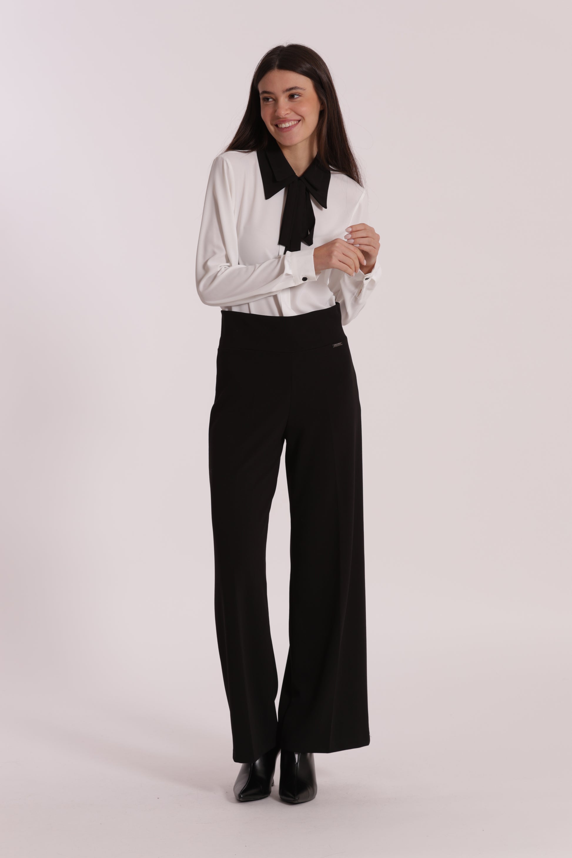 PANTALONE PALAZZO IN CREPE