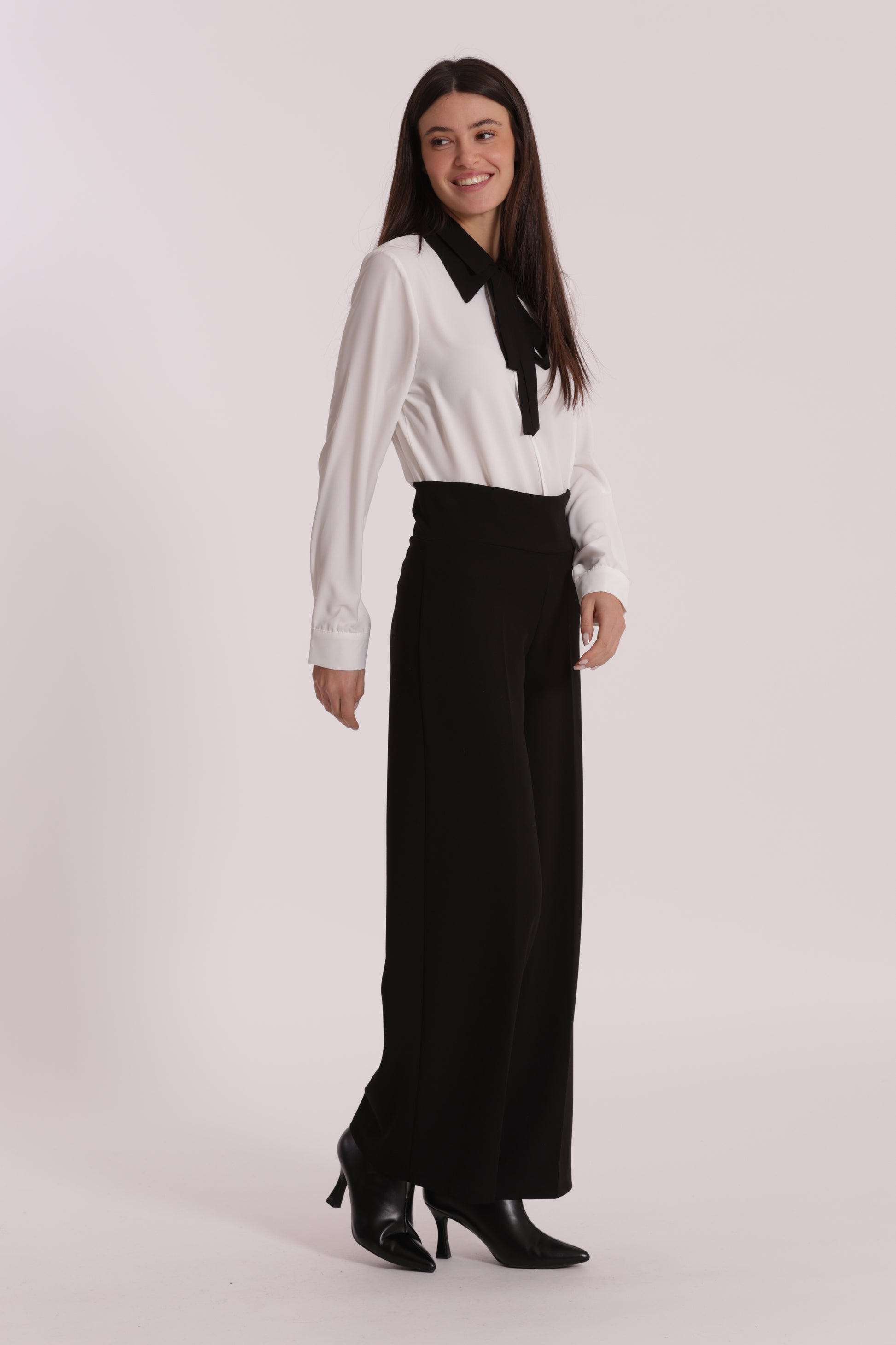 PANTALONE PALAZZO IN CREPE