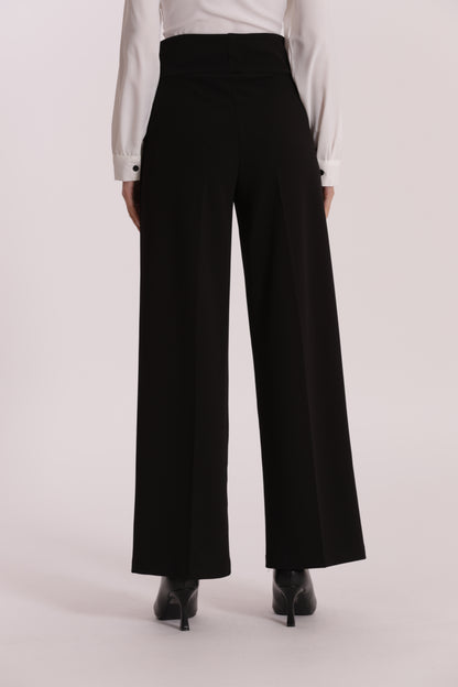PANTALONE PALAZZO IN CREPE