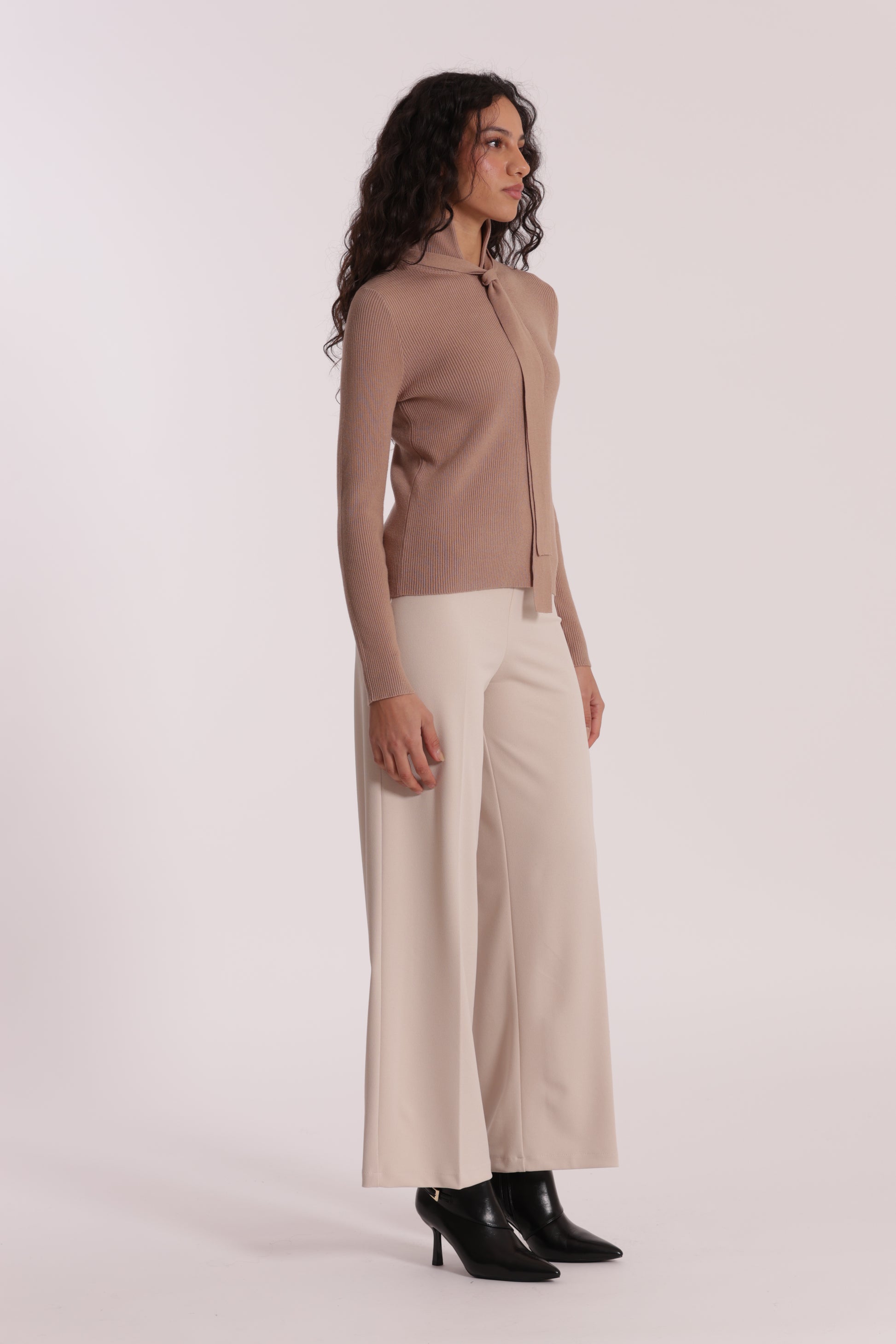 PANTALONE PALAZZO IN CREPE