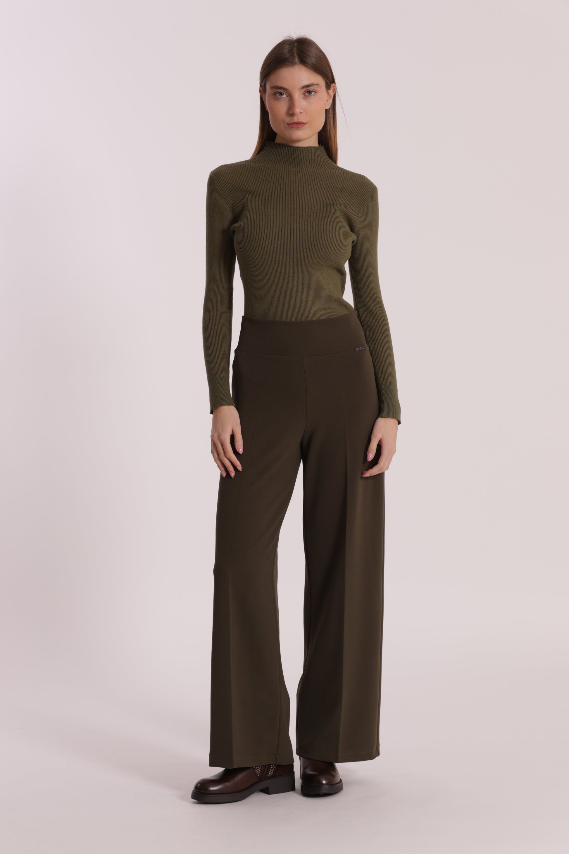 PANTALONE PALAZZO IN CREPE