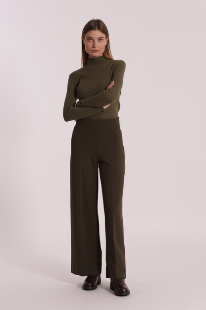 PANTALONE PALAZZO IN CREPE