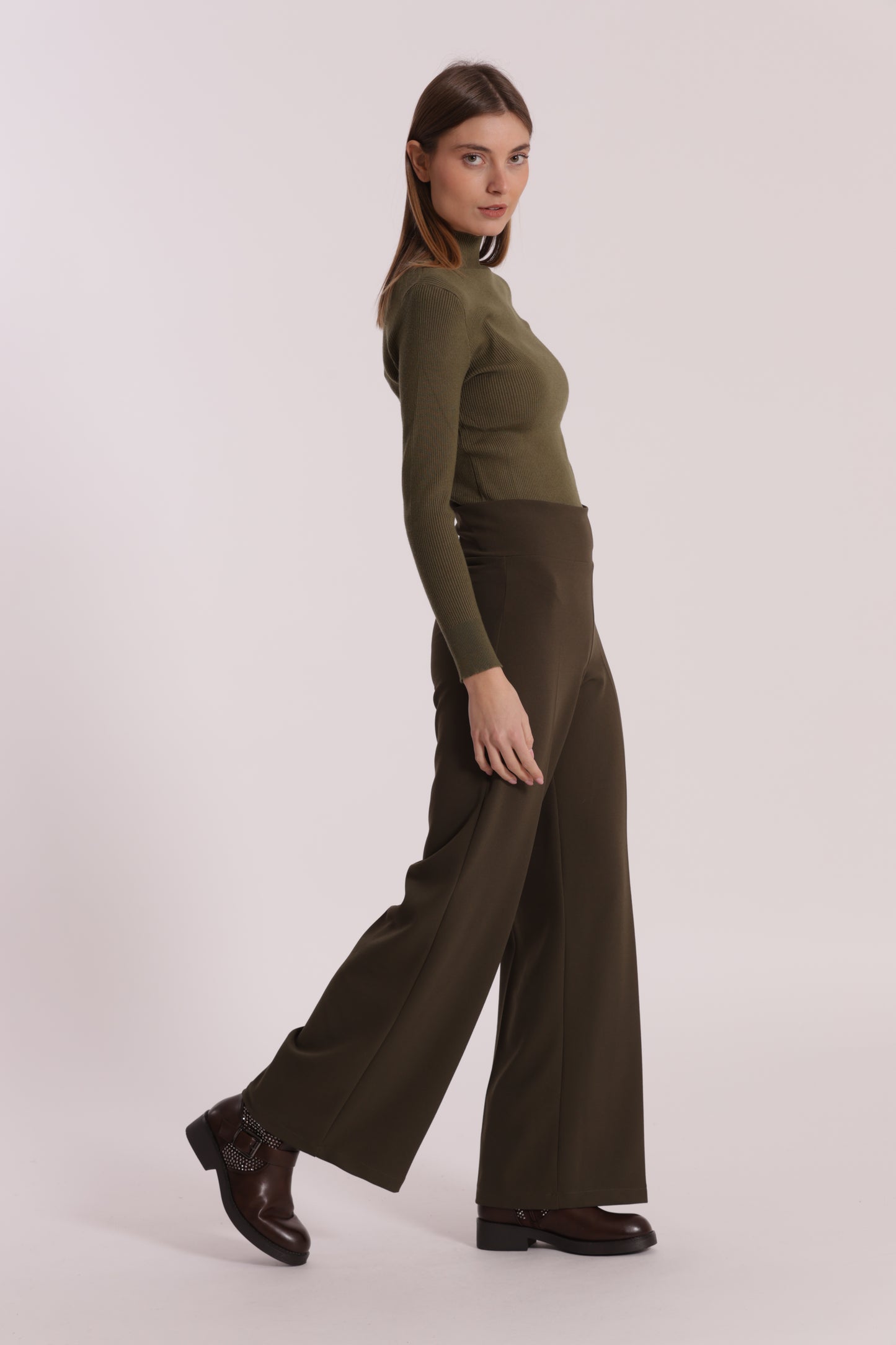 PANTALONE PALAZZO IN CREPE