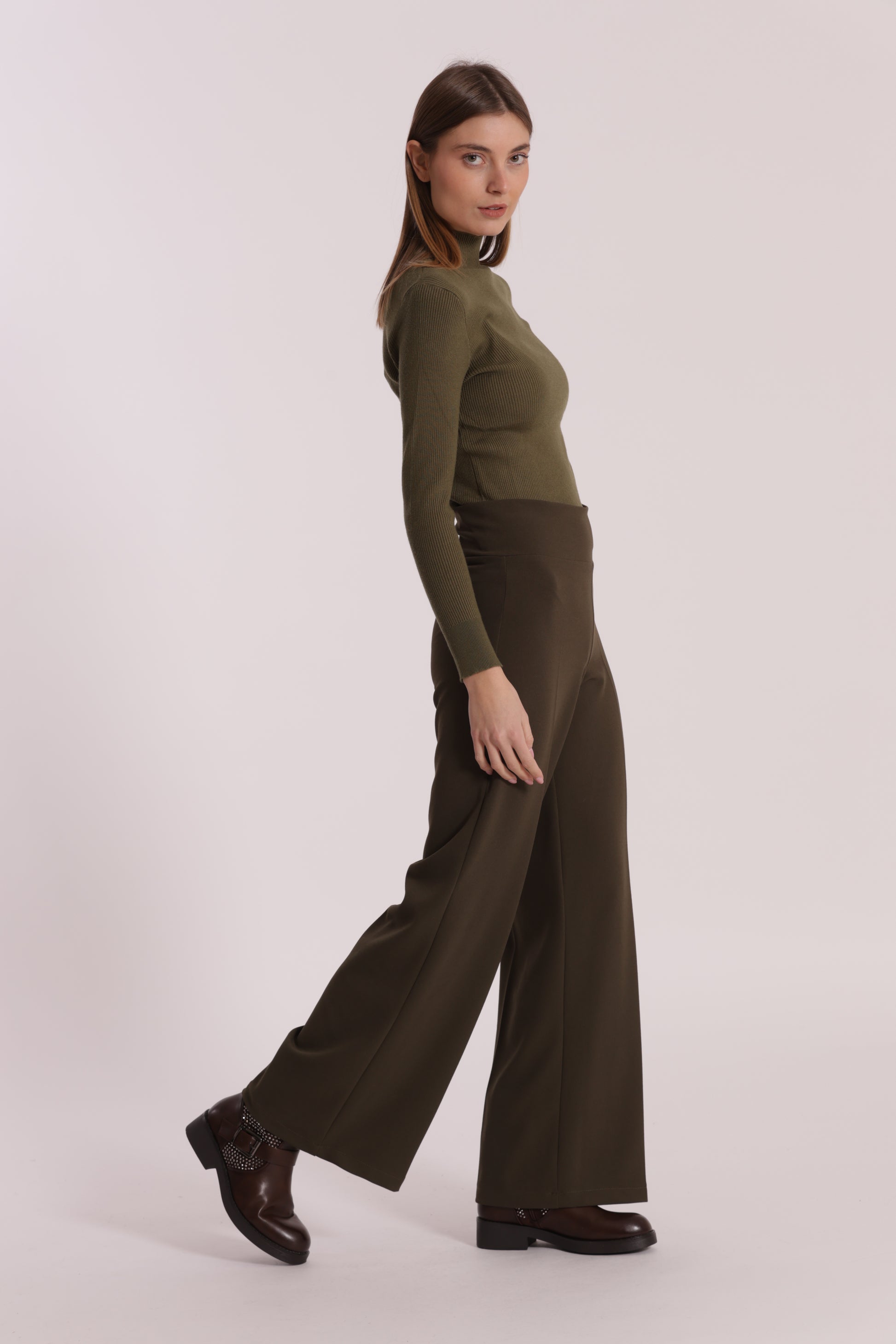 PANTALONE PALAZZO IN CREPE