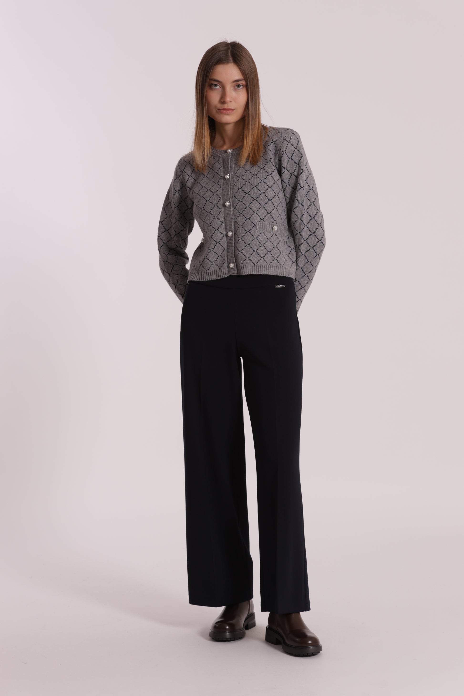 PANTALONE PALAZZO IN CREPE