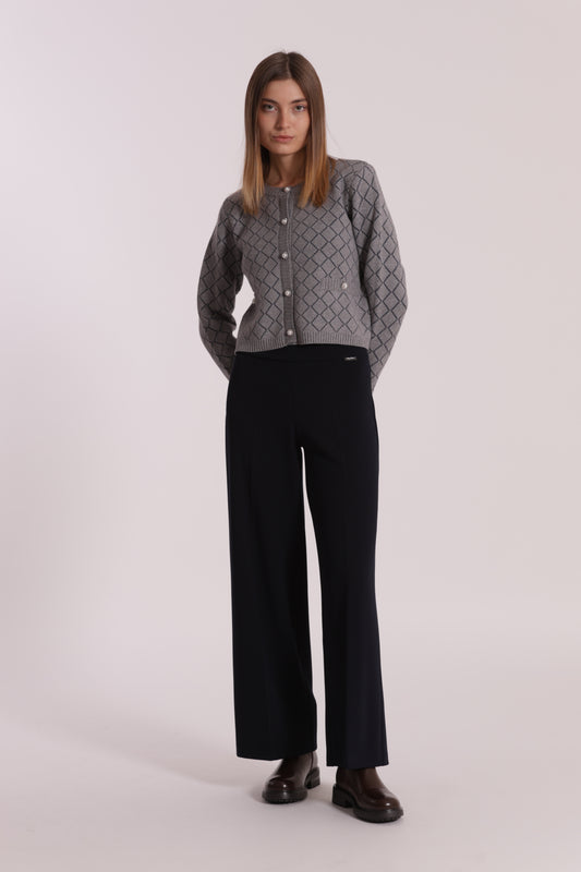 PANTALONE PALAZZO IN CREPE