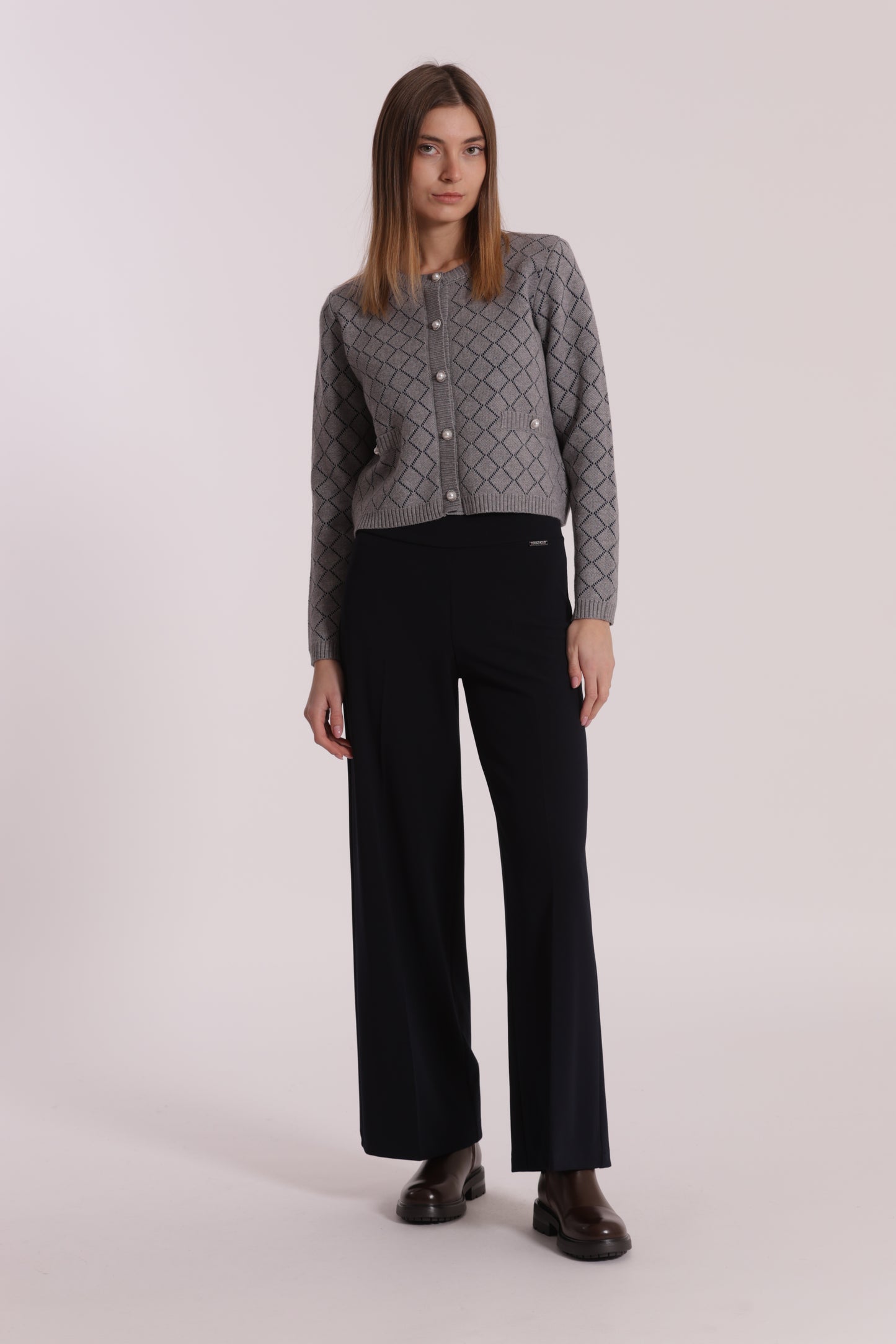 PANTALONE PALAZZO IN CREPE
