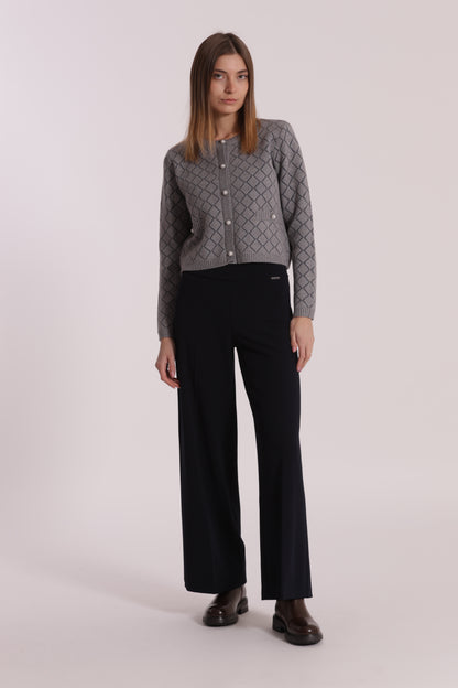 PANTALONE PALAZZO IN CREPE