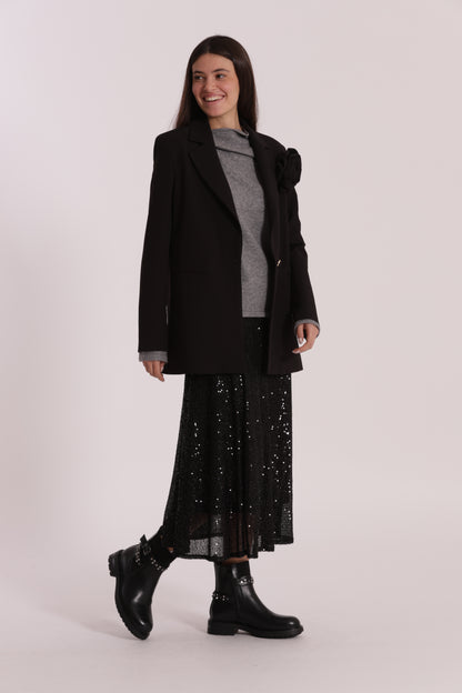 GONNA LONGUETTE IN PAILLETTES