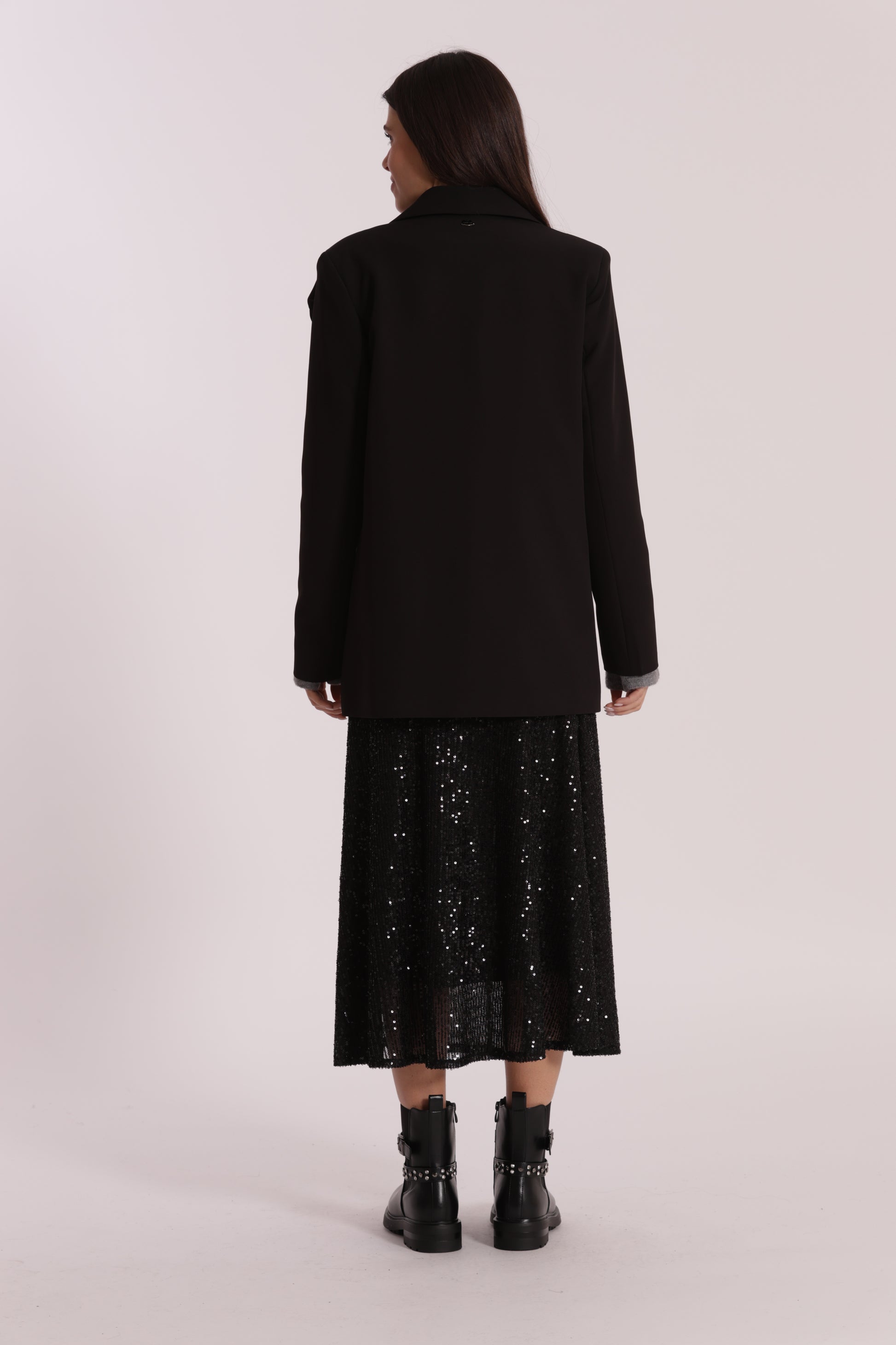 GONNA LONGUETTE IN PAILLETTES