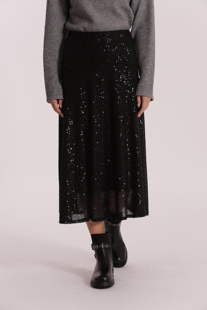 GONNA LONGUETTE IN PAILLETTES