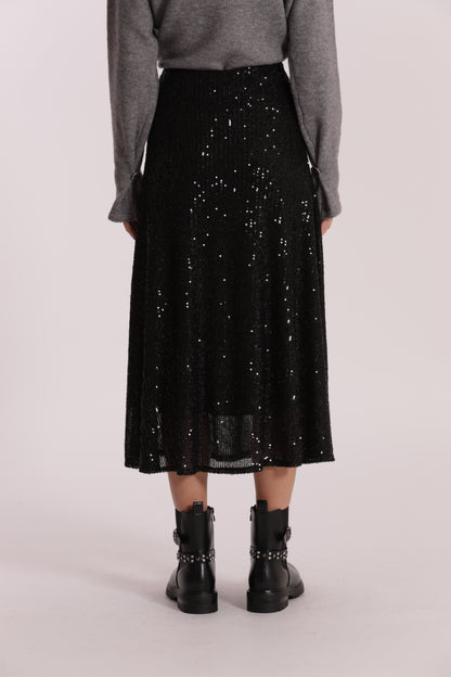 GONNA LONGUETTE IN PAILLETTES