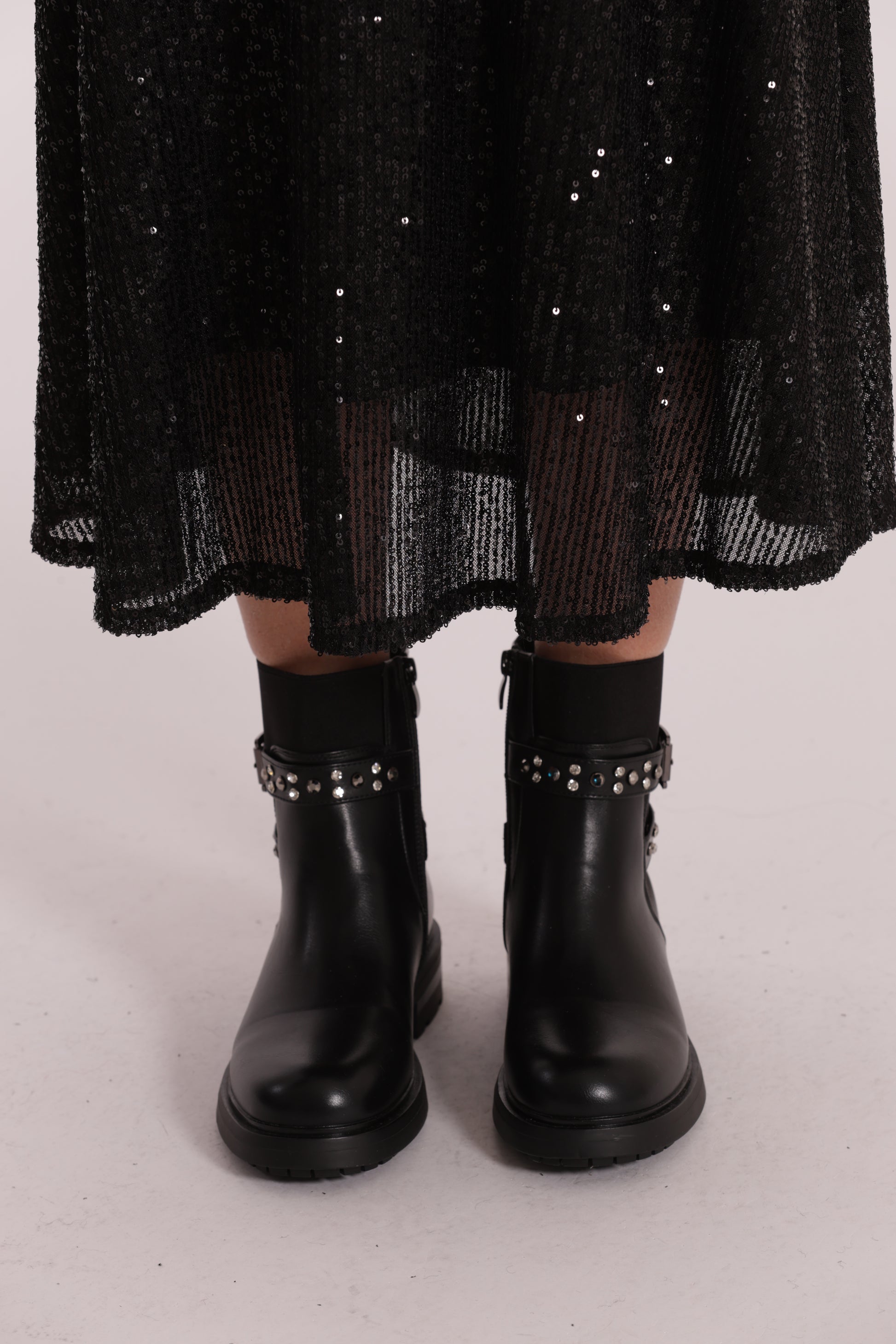 GONNA LONGUETTE IN PAILLETTES