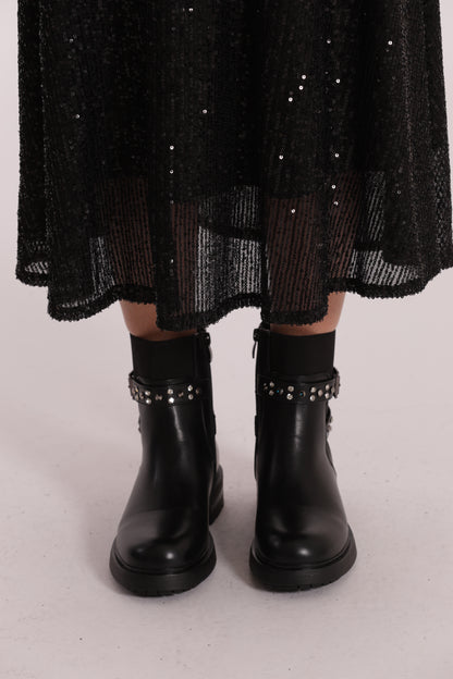 GONNA LONGUETTE IN PAILLETTES