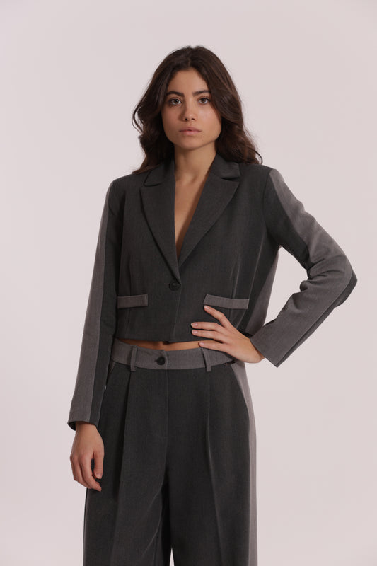 GIACCA CROPPED COLOR BLOCK