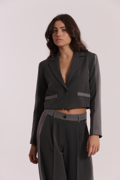 GIACCA CROPPED COLOR BLOCK