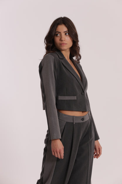 GIACCA CROPPED COLOR BLOCK