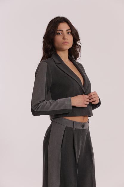 GIACCA CROPPED COLOR BLOCK