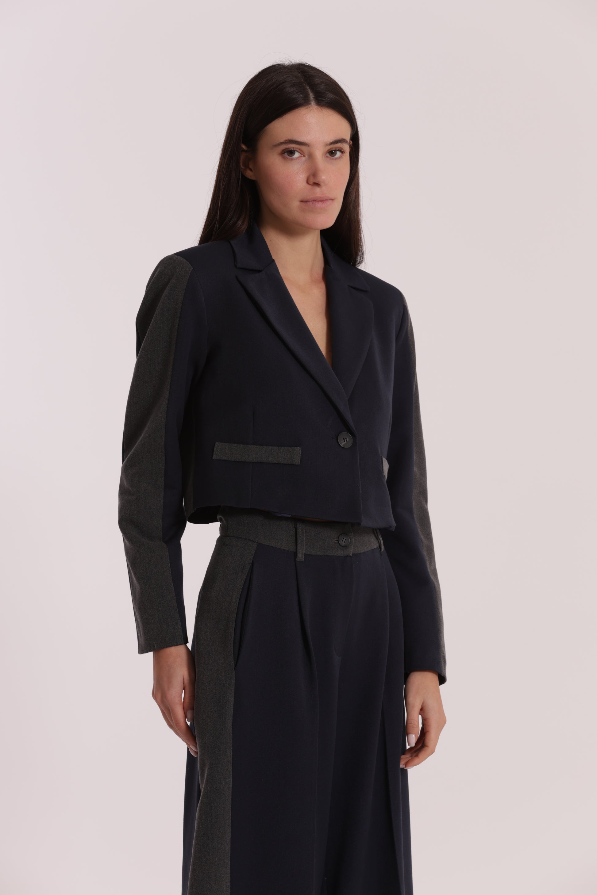 GIACCA CROPPED COLOR BLOCK