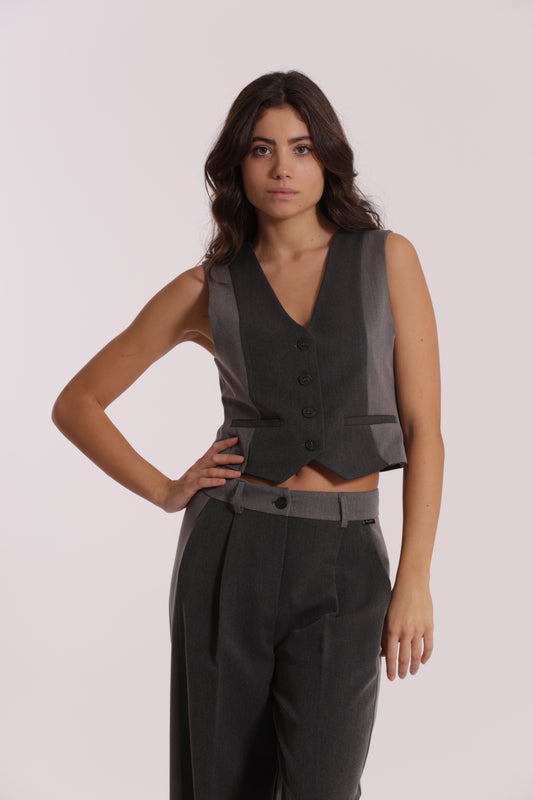 GILET COLOR BLOCK