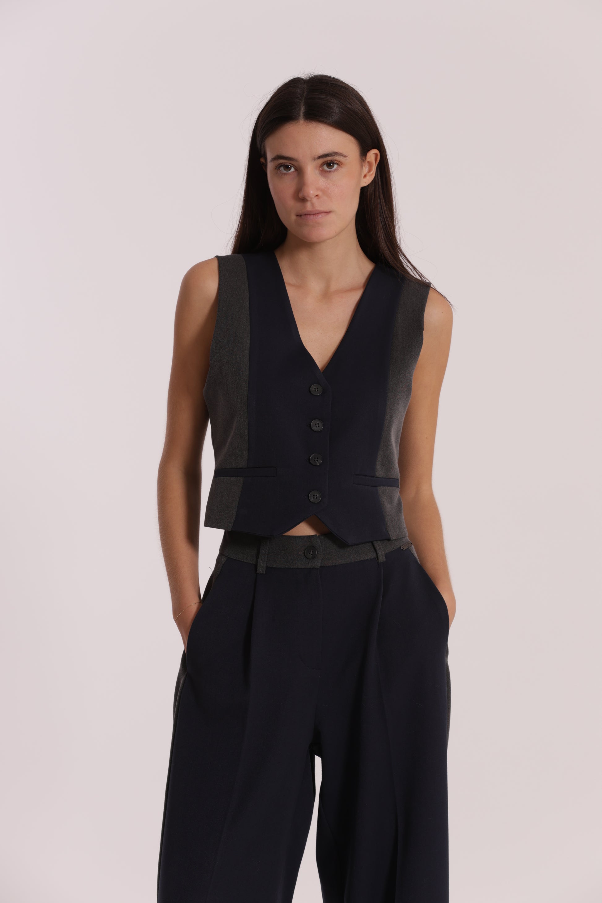 GILET COLOR BLOCK