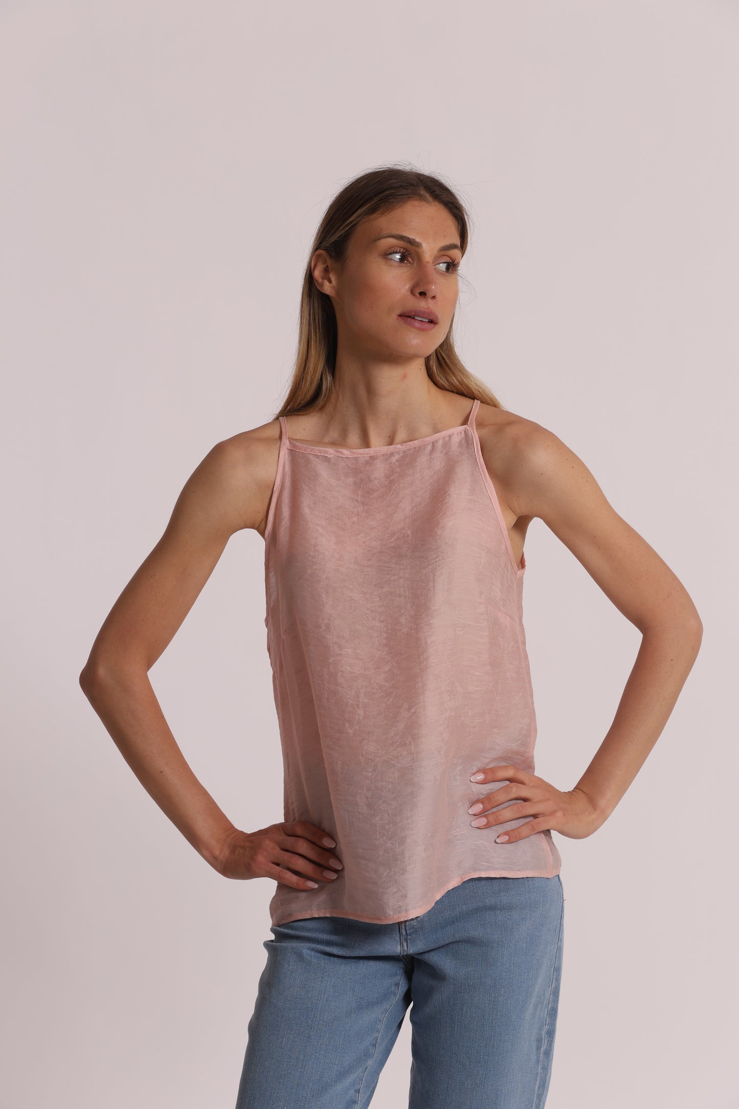 TOP IN TESSUTO JACQUARD