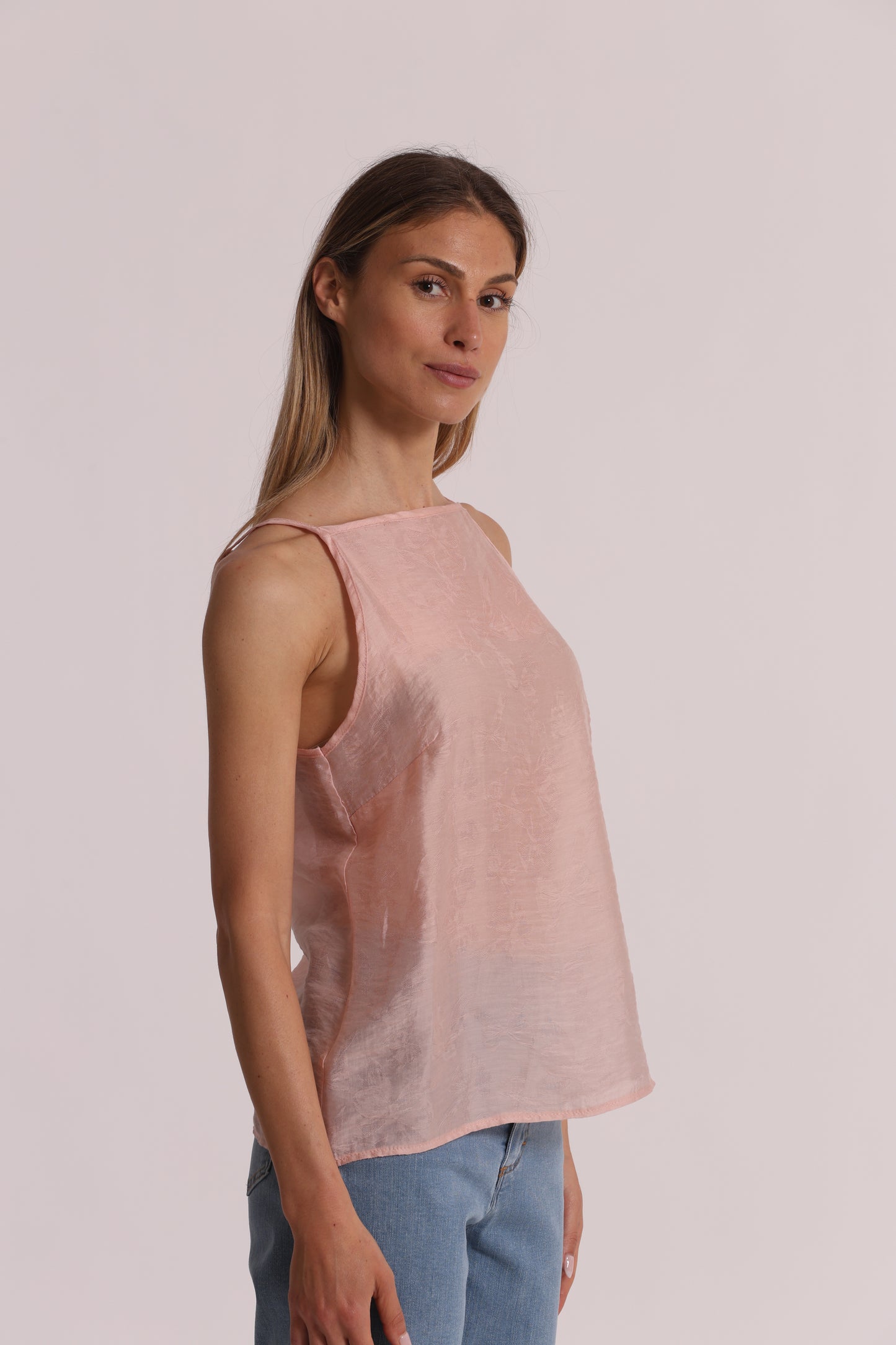 TOP IN TESSUTO JACQUARD