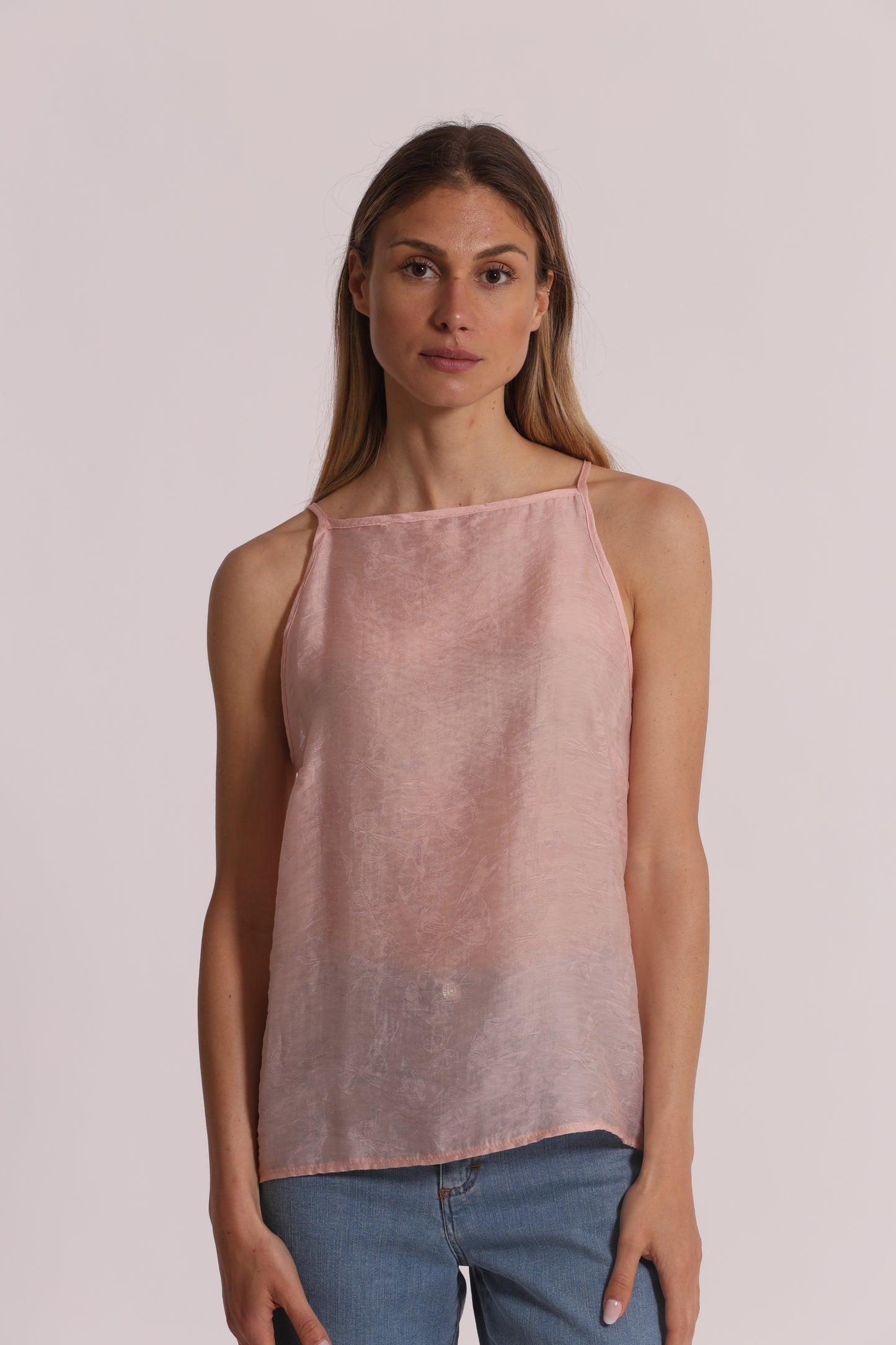 TOP IN TESSUTO JACQUARD