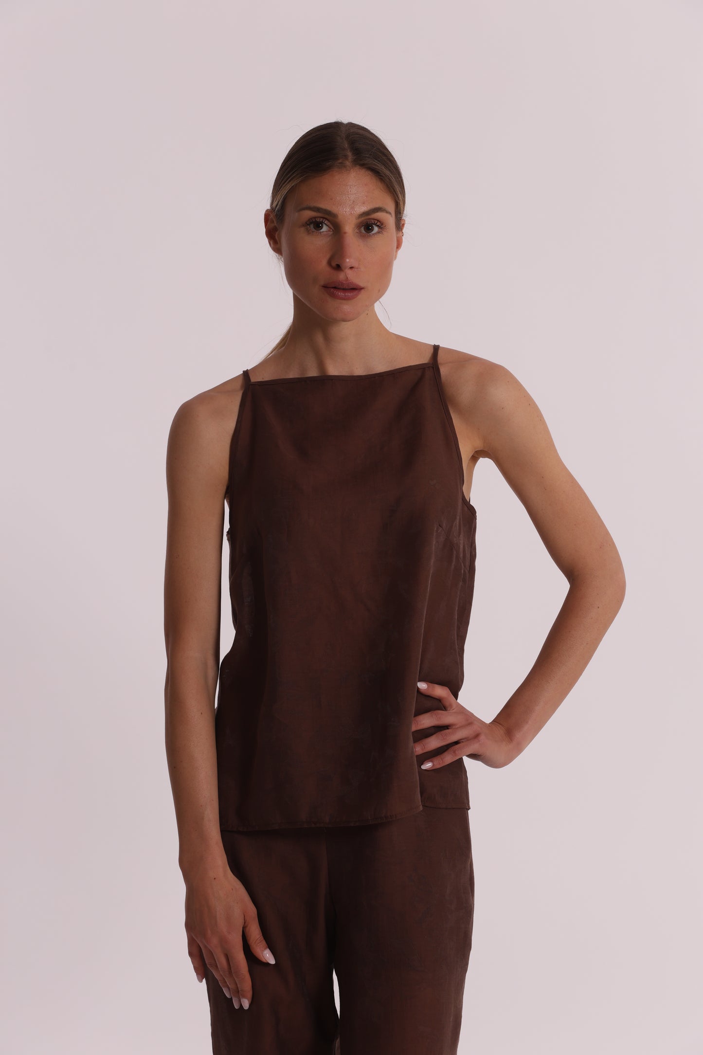 TOP IN TESSUTO JACQUARD