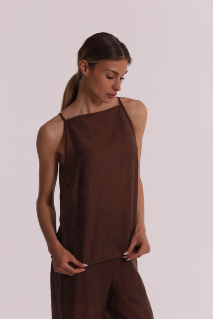 TOP IN TESSUTO JACQUARD