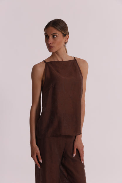 TOP IN TESSUTO JACQUARD