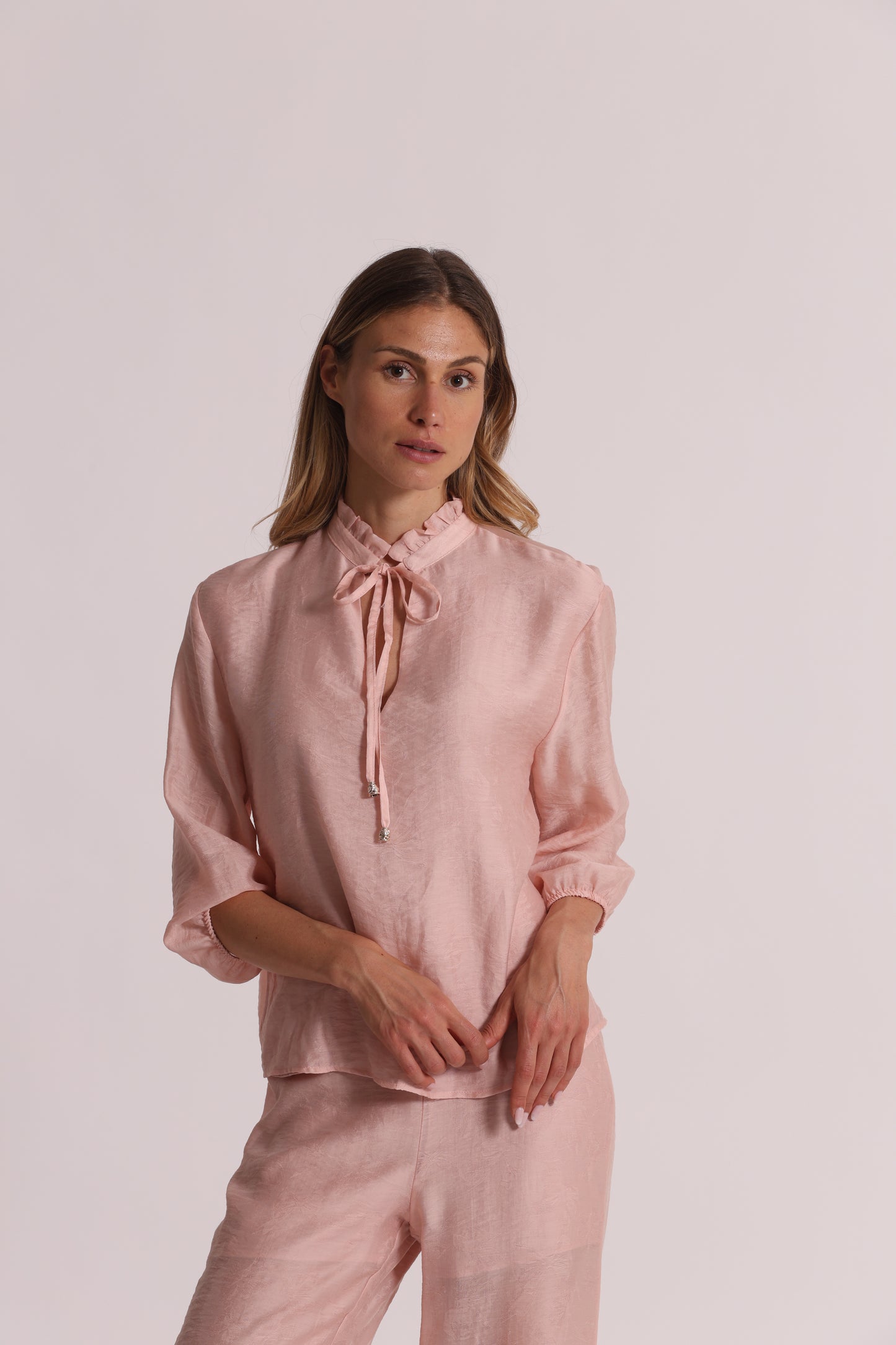 BLUSA IN TESSUTO JACQUARD