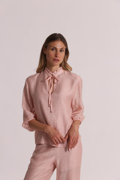 BLUSA IN TESSUTO JACQUARD