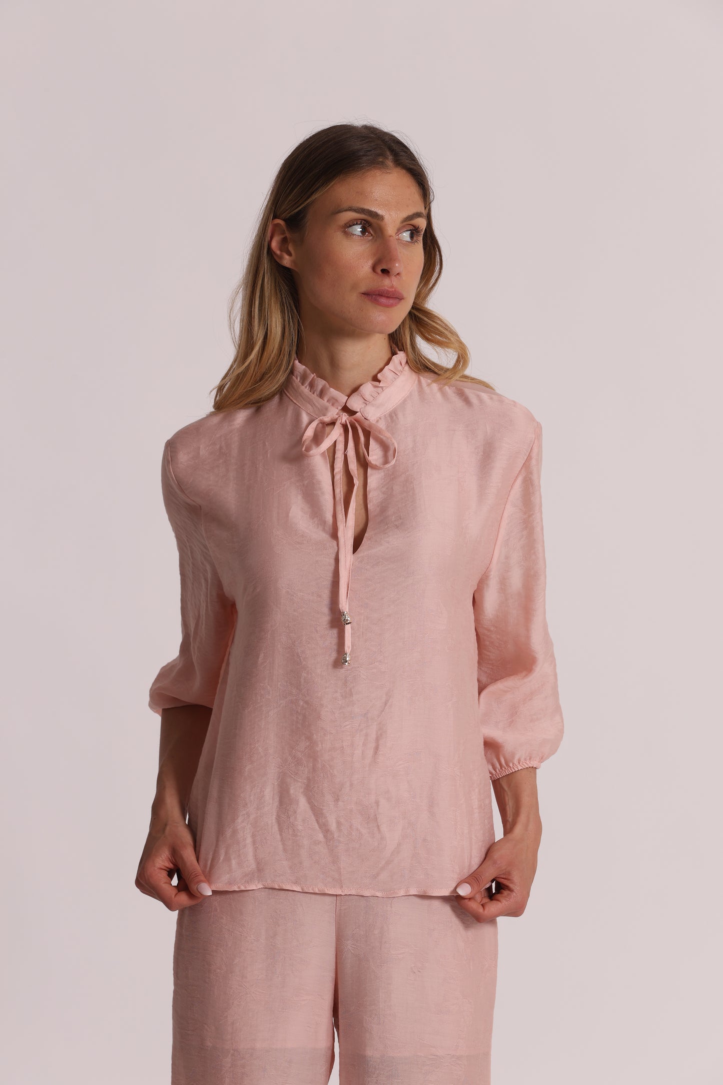 BLUSA IN TESSUTO JACQUARD