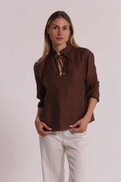 BLUSA IN TESSUTO JACQUARD